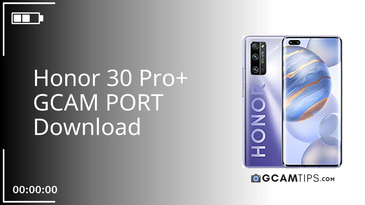 GCAM PORT for Honor 30 Pro+