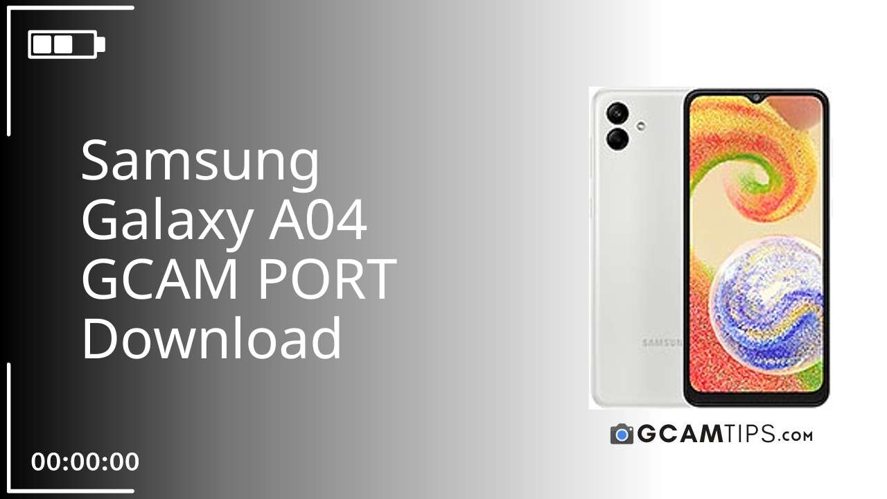 GCAM PORT for Samsung Galaxy A04