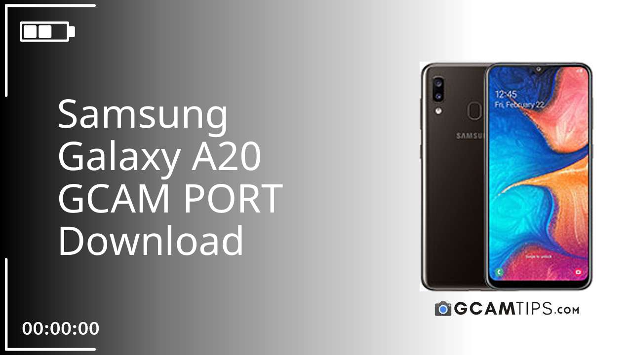 GCAM PORT for Samsung Galaxy A20