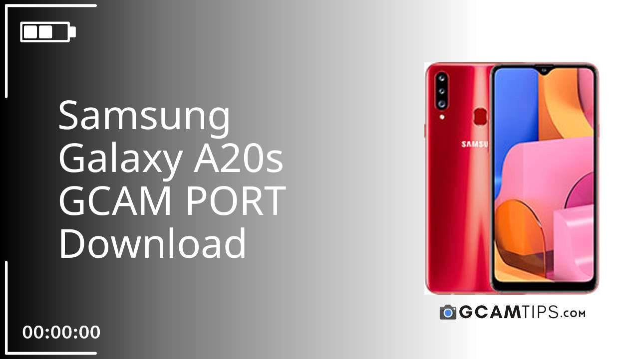 GCAM PORT for Samsung Galaxy A20s