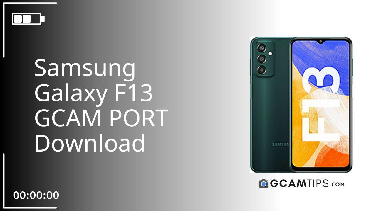 GCAM PORT for Samsung Galaxy F13