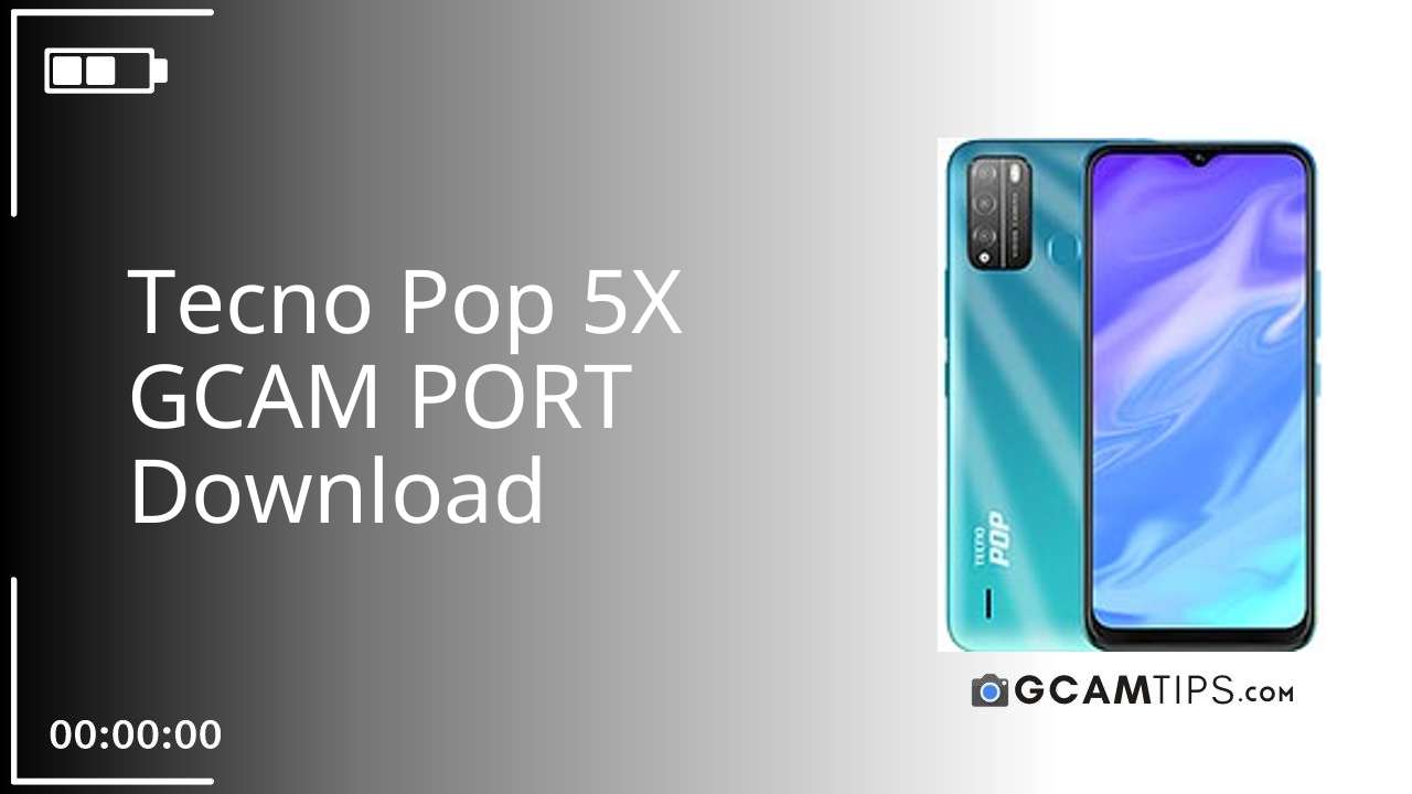 GCAM PORT for Tecno Pop 5X