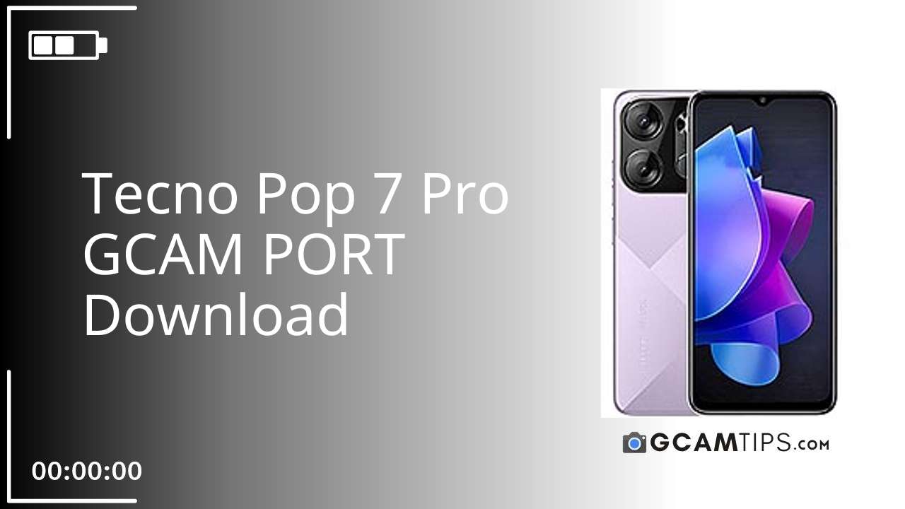 GCAM PORT for Tecno Pop 7 Pro